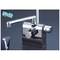 Amazon | KVK デッキ形サーモスタット式シャワー 右ハンドル仕様